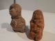 2 Mayan Monkeys Flute Pre - Columbian Archaic Ancient Artifacts Olmec Toltec Aztec The Americas photo 1