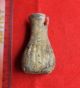Ancient Roman Glass Jar Bottle Ribbed Fluted 2nd 3rd Century Ad Rome Roman photo 1