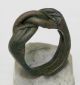 Ancient Viking.  Twisted Bronze Finger Ring.  You Can Use. Viking photo 1