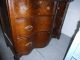 Vintage Bombay Style Serpentine Tiger Oak Chest Of Drawers Dresser Sideboard Post-1950 photo 6