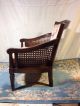 Antique Chair Club Style Button - Tufted Walnut Ships $79 By Greyhound.  Make Offer 1900-1950 photo 4
