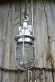 Retro Styled Machine Age Hanging Pendant Light Cage Lamp Urban Bulkhead Sb1 Other Antique Hardware photo 2