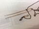 Antique Pince Nez Rimless Bifocal Glasses With Hairpin/chain,  Lancaster Pa Case Optical photo 3
