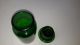 Antique Green Glass Apothecary Pharmacy Vintage Druggist Bottle W Stopper Bottles & Jars photo 3