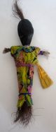 Vintage Unique African Native Tribal Woman Or Man Hand Made Figure Statue Doll Sculptures & Statues photo 8