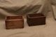 2 Antique Wood Primitive Butter Press Boxes Dairy Parts No Molds Primitives photo 2