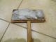 Antique Old Whittemore 8 Cotton Carding Paddle Wood Wool Flax Tool Wire Teeth Primitives photo 1