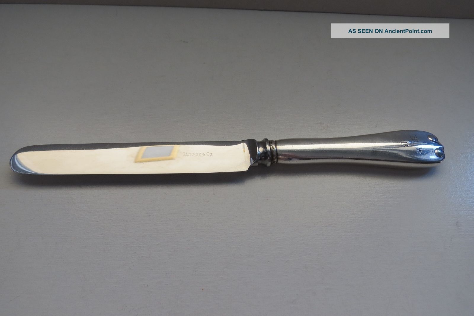 Tiffany Sterling Silver Flemish Dessert Or Tea Knife 1911 7 3/4 