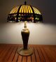 Antique Slag Glass Lamp Lamps photo 10