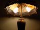 Antique Slag Glass Lamp Lamps photo 11