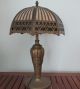 Antique Slag Glass Lamp Lamps photo 2