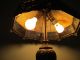 Antique Slag Glass Lamp Lamps photo 5