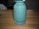 Vintage Aqua Blue Ceramic Pottery Table Lamp Base For Lamp Makers Lampmaking 10 