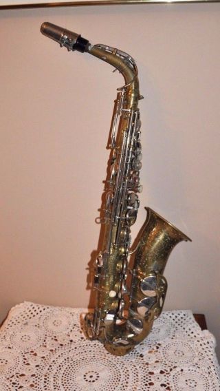The Parisian Ambassador Made In France F.  E.  Olds And Sons Alto Sax Restore/parts photo