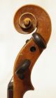 Antique Violin Lab.  Johan Stoss Fecit Pragae Anno 1824 String photo 2