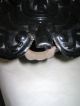 Antique Coal Bucket Scuttle Turtle Hod Cast Iron Enamel Hinged Black Victorian Hearth Ware photo 10
