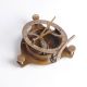 Collectible Marine Nautical Brass Sundial Compass Replica With Wooden Anchor Box Compasses photo 3