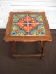 Antique Catlina Style Mission Tile Top Table - Taylor? 1900-1950 photo 3