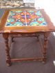 Antique Catlina Style Mission Tile Top Table - Taylor? 1900-1950 photo 4