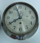 Antique Nickel Chelsea Ship’s Clock Baker Lyman & Co Orleans Nautical Clocks photo 6