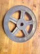 Antique Vintage Industrial Cast Aluminum Metal Belt Pulley Steampunk Wheel Other Mercantile Antiques photo 1