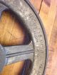 Antique Vintage Industrial Cast Aluminum Metal Belt Pulley Steampunk Wheel Other Mercantile Antiques photo 2