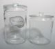 2 Antique Glasco Apothecary Counter Display Candy Cylinder Glass Jars Nr Yqz Bottles & Jars photo 2