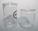 2 Antique Glasco Apothecary Counter Display Candy Cylinder Glass Jars Nr Yqz Bottles & Jars photo 3