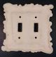 Light Switch Wall Cover Plate - Vintage Heavy Ornate Victorian Cast Iron - Vgc Other Antique Home & Hearth photo 1