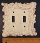 Light Switch Wall Cover Plate - Vintage Heavy Ornate Victorian Cast Iron - Vgc Other Antique Home & Hearth photo 3