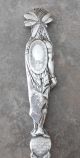 Sterling Silver Figural Shiebler Indain Souvenir Spoon Fort Ticonderoga Souvenir Spoons photo 4