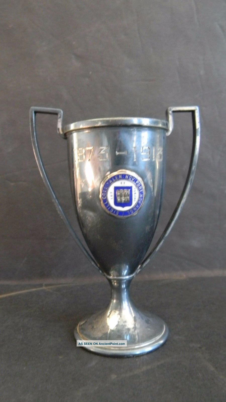 1913 - Antique Yale University Silver Plated Trophy Cup Other Antique Silverplate photo