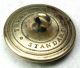 Antique Brass Sporting Button Running Rabbit Pictorial - 13/16 Inch Buttons photo 1