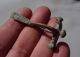 Ancient Roman Bronze Crossbow Brooch,  Mostly By Military Roman photo 1
