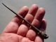 Ancient Roman Bronze Dress Or Hair Pin,  A Hand Holding Seed Or Olive Roman photo 1