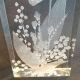 2 Fra Frank Albrecht Clear Lucite Acrylic 3d Etched Flower Paperweight Sculpture Mid-Century Modernism photo 4