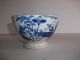 Antique Petrus Regout Pajong Holland Bowl Flow Blue Oriental Willow Type Scene Bowls photo 1