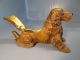 Vintage Austrian Bronze Painted Cocker Spaniel Dog Pipe Holder / Stand Metalware photo 3
