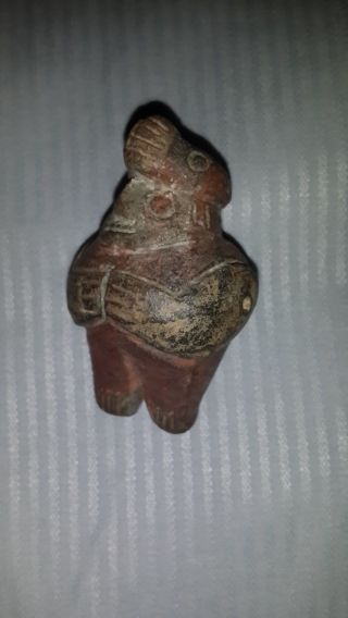 Pre - Columbian Idol Ocarina Chavin photo