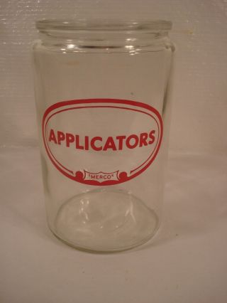 Vintagee Merco Applicators Apothecary Jar Dr ' S Office photo