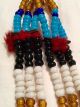 Glass Bead & Leather Necklace Native American photo 6