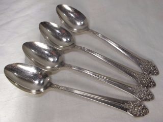 Very Small Spoons Rogers 1881 Oneida 1948 Plantation Silverplated Flatware photo