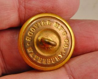 City Of Pawtucket Rhode Island Police Gilt Coat Button 23mm By Scovill Mfg.  Co. photo