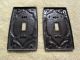 Vintage Ornate Single Gang Switch Plate Covers Ivy Design Antique Brass Switch Plates & Outlet Covers photo 3