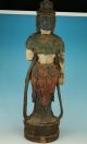 25inch High Asian Chinese Old Wooden Hand Carved Buddha Kwan - Yin Statues Figure Other Antique Chinese Statues photo 2