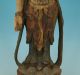 25inch High Asian Chinese Old Wooden Hand Carved Buddha Kwan - Yin Statues Figure Other Antique Chinese Statues photo 6