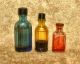 3 Early 1900 ' S Iodine Mercurochrome Bottles With Partial Contents Bottles & Jars photo 1