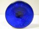Antique Vintage 1917 John Bull Trade Mark Cobalt Blue Glass Eye Wash Cup Rinse Optical photo 3