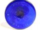 Antique Vintage 1917 John Bull Trade Mark Cobalt Blue Glass Eye Wash Cup Rinse Optical photo 4