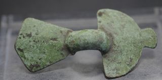 Ancient Anglo Saxon Bronze Fibula Brooch 5th Century Ad. photo